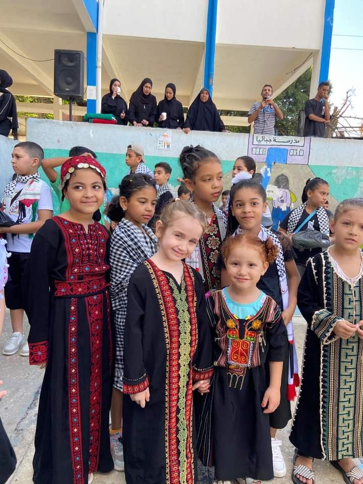 مخيم البرج الشمالي، فعالية  دعم غزة، بعدسة الإعلامية دعاء خليفة